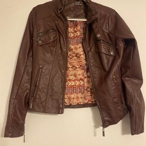 Leather jacket